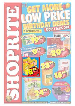 Shoprite Western Cape : Get More Low Price Birthday Deals (26 Aug - 8 Sep 2013), page 1