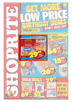 Shoprite Western Cape : Get Even More Low Price Birthday Deals (26 Aug - 8 Sep 2013), page 1