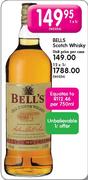 Bells Scotch Whisky-1Ltr
