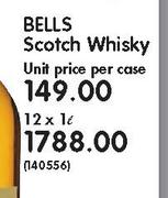 Bells Scotch Whisky-12x1Ltr