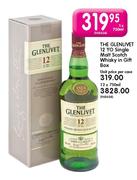 The Glenlivet 12 YO Single Malt Scotch Whisky In Gift Box-750ml