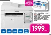 Samsung 4-In-1 Mono Laser Printer+ Toner(SCX3405FW)-Each