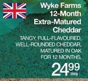 Wyke Farms 12-Month Extra-Matured Cheddar-200g