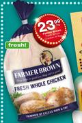 Farmer Brown Fresh Whole Chicken In Bag-Per Kg