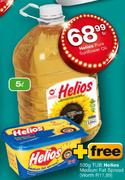 Helios Pure Sunflower Oil-5L+ Free 500Gm Tub Helios Medium Fat Spread