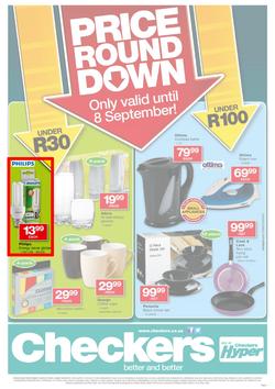 Checkers KZN : Price Round Down (25 Aug - 8 Sep 2013), page 1