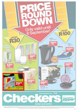 Checkers KZN : Price Round Down (25 Aug - 8 Sep 2013), page 1