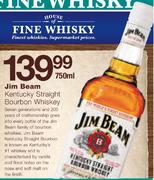 Jim Beam Kentucky Straight Bourbon Whiskey-750ml