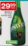 Hunter's Dry Cider Birthday Pack NRB-750ml
