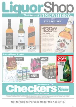 Checkers KZN : Liquor Shop (26 Aug - 7 Sep 2013), page 1