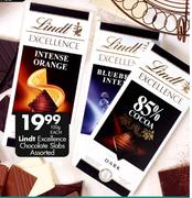 Lindt Excellence Chocolate Slabs-100gm Each