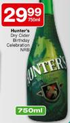 Hunter's Dry Cider Birthday Celebration NRB-750ml