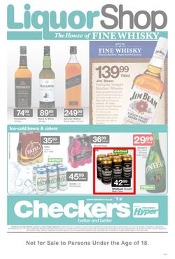 Checkers Western Cape : Liquor Shop (26 Aug - 8 Sep 2013), page 1