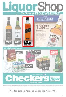 Checkers Western Cape : Liquor Shop (26 Aug - 8 Sep 2013), page 1