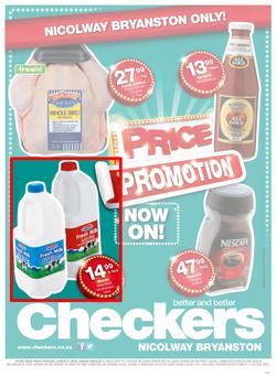 Checkers Nicolway Bryanston : Price Promotion (22 Aug - 8 Sep 2013), page 1