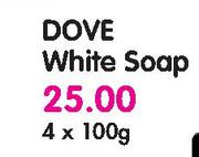 Dove White Soap-4x100Gm