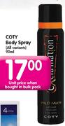 Coty Body Spray-90Ml