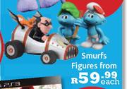 Smurfs Figures-Each