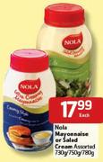 Nola Mayonnaise And Salad Cream-730/750/780Gm Each
