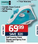 Pnp Counter Point Steam And Spray Iron-CPSI-200