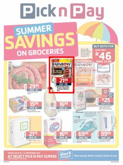 Pick N Pay Gauteng & Surrounding : More Savings On Groceries (10 Sep - 22 Sep 2013), page 1