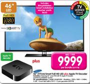 Sasmung 46"(117cm) Smart Full HD LED(UA46F5500) Plus Apple TV Decoder-Per Bundle