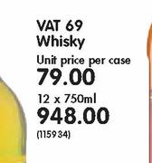 Vat 69 Whisky-12 x 750ml