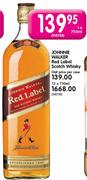 Johny Walker Red Label Scotch Whisky-1 x 750ml