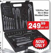 100 Piece Tool Kit In Blow Moulded Case(RAZ.99050)-Per Set