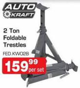 Auto Kraft 2 Ton Foldable Trestles(FED.KW028)-Per Set