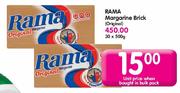 Rama Margarine Brick(Oroginal)-500gm Each