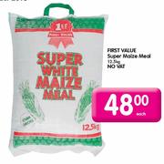 First Value Super Maize Meal-12.5kg