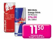 Red Bull Energy Drink(All Flavours)-250ml Each