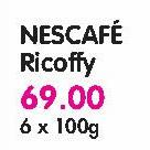Nescafe Ricoffy-6 x 100gm