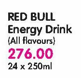 Red Bull Energy Drink(All Flavours)-24 x 250ml