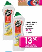 Handy Andy Household Cleaner(All Variants)-750ml Each