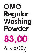 Omo Regular Washing Powder- 6x500g