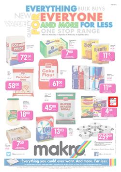 Makro Port Elizabeth : Food (11 Sep - 18 Sep 2013), page 1