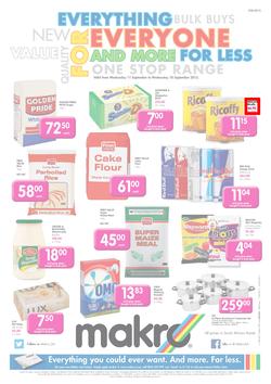 Makro Port Elizabeth : Food (11 Sep - 18 Sep 2013), page 1
