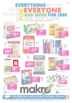 Makro Port Elizabeth : Food (11 Sep - 18 Sep 2013), page 1