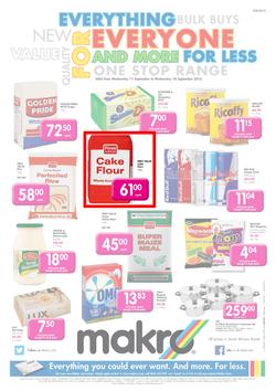 Makro Port Elizabeth : Food (11 Sep - 18 Sep 2013), page 1