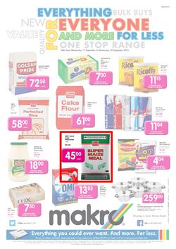 Makro Port Elizabeth : Food (11 Sep - 18 Sep 2013), page 1