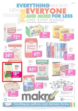 Makro Port Elizabeth : Food (11 Sep - 18 Sep 2013), page 1