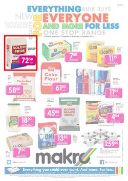 Makro Port Elizabeth : Food (11 Sep - 18 Sep 2013), page 1