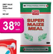 First Value Super Maize Meal-10Kg Each