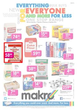 Makro Bloemfontein : Food (11 Sep - 18 Sep 2013), page 1