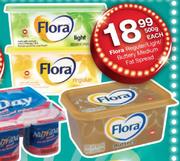 Flora Regular/Light/Buttery Medium Fat Spread-500gm Each