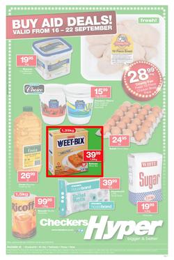 Checkers Hyper Western Cape : Buy Aid Deals (16 Sep - 22 Sep 2013), page 1