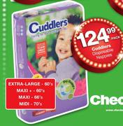 Cuddlers Disposable Nappies Maxi+-60's-Per Pack
