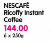 Nescafe Ricoffy Instant Coffee-6x250Gm